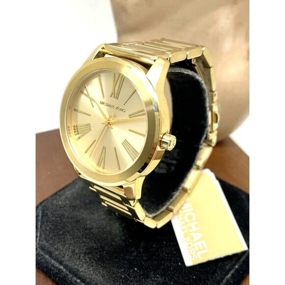 Michael Kors Women's Watch MK3490 Hartman Quartz Gold Stainless Steel 38mm - Picture 2 of 13